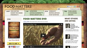 The Food Matters Website