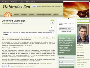 Habitudes Zen Website