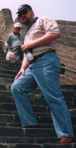 Me on the Great Wall around 2000 - I needed to lose 75 pounds