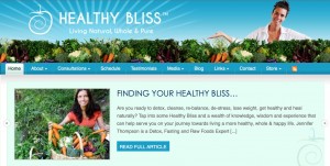 Healthy Bliss - Jennifer Thompson's site on natural living