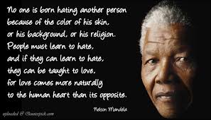 Nelson Mandela has left behind a wonderful legacy for us