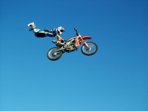 FMX backflip - another extreme trick