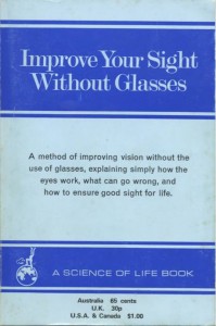 Improve Your Sight Without Glasses - book - 1946 - eyes - vision - cover image