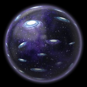 multiple universes - our universe is like a bubble