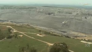 companies we can trust - open cut mining destroying countryside near the town of Bulga