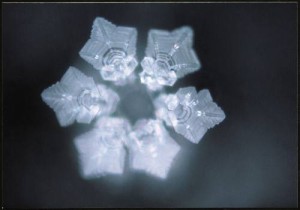 water crystals after playing John Lennon's "Imagine"