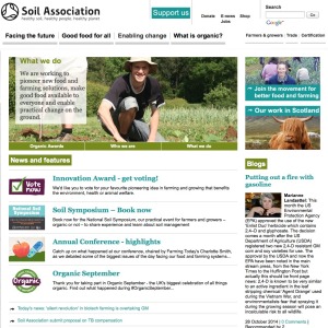 Soil Association website 2