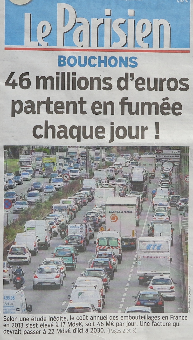 Traffic jams are more than just annoying - Le Parisien