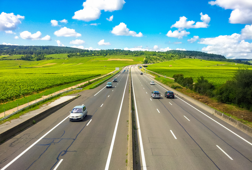 Efficient motorway driving - autoroute