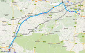 use less fuel - shortest route - google maps